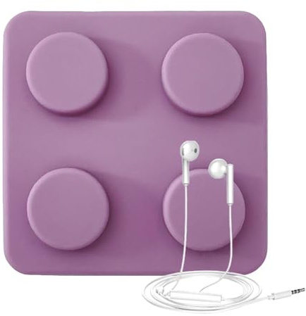 Wire Winder - Strap Winder, Silicone Cord Wraps for Charging Cords | Building Block Earbud Winder Charging Cable Organizer for Wrapping Earbuds, Cords Keeper for Travel, Cooker, Mixer, Blender