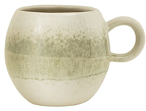 Bloomingville Paula Tasse 275 ml, Steingut, D9 cm, H8 cm – Perfekt für deinen täglichen Kaffee- oder Teegenuss, edler Kaffeebecher für deinen Frühstückstisch