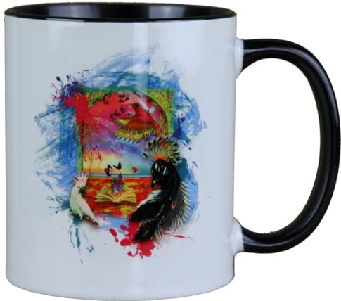 Harald Glööckler Pompöös Tasse Papagei Bunt - designed by