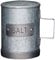KitchenCraft Salina da cucina industriale in acciaio zincato in stile vintage, 9 x 7 x 10 cm (3,5 x 3 x 4), metallizzata