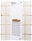 Rico Design Blockbodenbeutel 1x Paperbag EXTRA Groß XL zur Aufbewahrung Braun Gold Weiß Papiersack Papiertasche Kraftpapier Größe: 76 x 32 x 18 cm