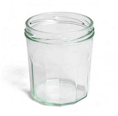 Visiodirect Lot de 12 Pots de confitures en Verre avec Couvercle 324 ML