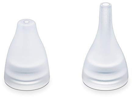 Beurer 164.104 Silikon-Nachfüllpackungen für NA-20, inkl. 6 weichen Silikonaufsätzen: 3 Breite, feste Nasensekretionen, 3 schmale, feste Nasensekretionen, Weiß