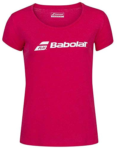 BABOLAT Exercise tee Girl Camiseta, Unisex niños, Red Rose HTHR, 12-14 años