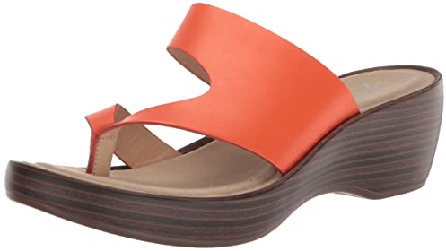 Eastland Damen Laurel Dress Sandal, Orange/Abendrot im Zickzackmuster (Sunset Chevron), 40 EU