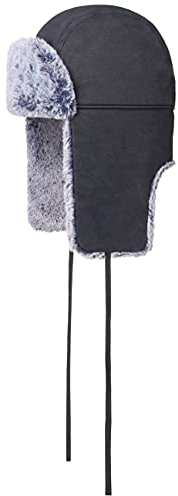 Stetson Wyoming Lapeer Fliegermütze Chapka Trappermütze Uschanka Pilotenmütze Herren - mit Futter, Futter Winter Herbst-Winter - S (54-55 cm) dunkelblau