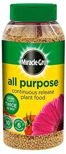 Miracle-Gro 2 x Continuous Slow Release Plant Food, 1kg Shaker Bottle