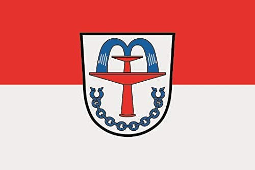 U24 Aufkleber Bad Füssing Flagge Fahne 8 x 5 cm Autoaufkleber Sticker