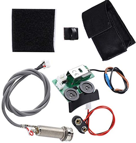 Acoustic Guitar Pickup System for Cello Banjo Ukulele Mandolin Guitar Microphone Lightweight with Volume Tone Control