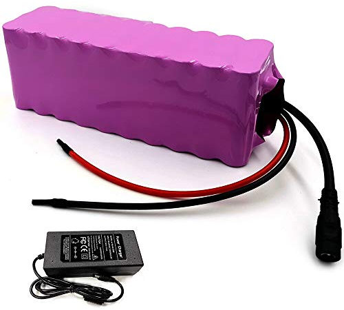 Avec chargeur 10,5 Ah 10S3P 36 V pour vélo électrique Li-ion Personnalisable 190 x 70 x 70 mm