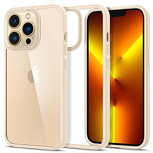 Spigen Ultra Hybrid Hülle Kompatibel mit iPhone 13 Pro -Sand Beige