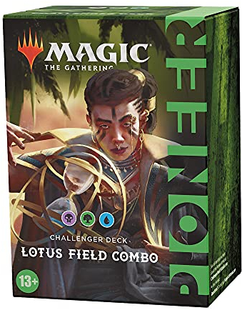 Magic The Gathering Pioneer Challenger Deck 2021 - Combo Lotus Field (Negro, Multicolor, Azul y Verde)