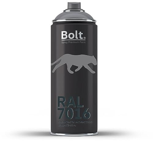 Bolt Spray Premium Paint - SPRAY BOLT PREMIUM ACRILICO BRILLANTE RAL 400 ML - RAL 7016 Gris antracita
