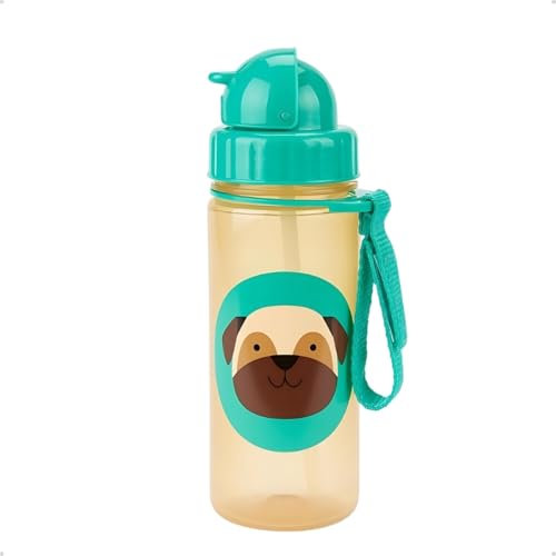 SKIP HOP SH9N567810 Zoo Strohhalmflasche aus Polypropylen, Mops