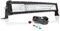 PICAA 3 Rows Gewölbt 22 Zoll LED Lightbar 270W mit Kabelbaum Kit Lichtbalken Arbeitsscheinwerfer Flutlicht Spotlight für Offroad Auto 12V 6000K Weiß