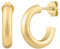 cai Damen Creole 925/- Sterling Silber 1,9cm Glänzend ohne Stein gelb 358210209V