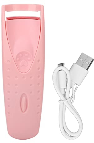 Beheizte Wimpernzange, Elektrische Wimpernzange, USB C Wiederaufladbare Langlebige Beheizte Wimpernzange für Natürliche Wimpern, Beheizte Wimpernzange (Rosa)