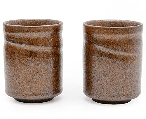 Cerámica Japonesa De Té Y Café Café - Glaze Marrón Wabi Sabi - zen minded