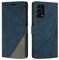 SONWO Hülle für Oppo Find X3 Lite 5G, Premium PU Leder Handyhülle Flip Case Wallet Silikon Schutzhülle Klapphülle für Oppo Find X3 Lite 5G, Blau