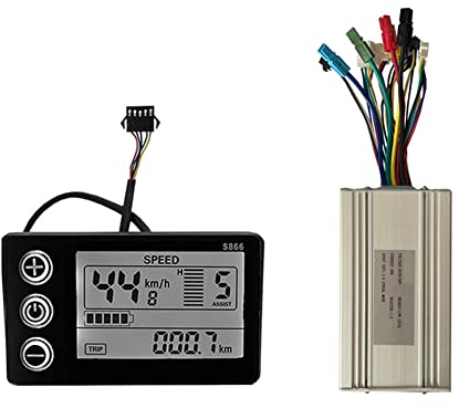 Echwave E-Bike Mountainbike Skateboard LCD Meter LCD Display Controller Jiannuo Kleines Kit für 36/48V 1000W