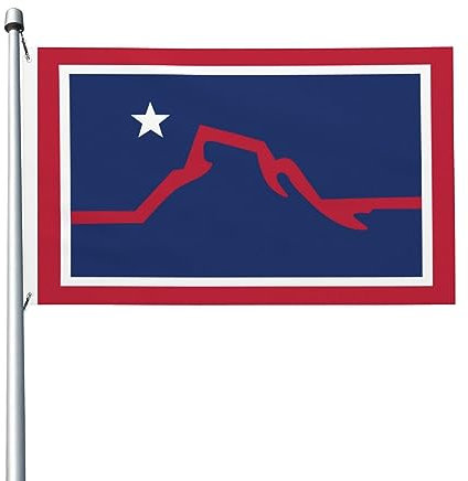 Drapeau du Wyoming Drapeau du Wyoming - 9,1 x 1,5 m - Double face - Durable - Décoration de cour - Drapeaux pour la maison ou la fête