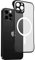 Kairueics Magnetic Case for iPhone 15 Pro Max, [Compatible with MagSafe] Ultra Thin Transparent Matte Case with Bumper Corners and Ring Cable Matte Black