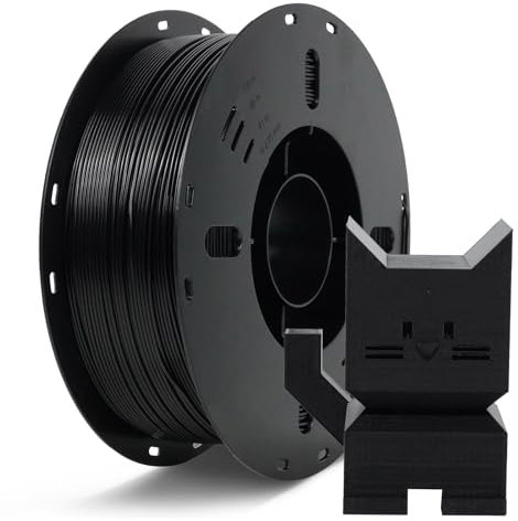 FilaBees PLA-Filament, 1,75 mm, schwarz, max. 500 mm/s, Hochgeschwindigkeits-3D-Drucker-Filament, verbessertes verwicklungsfreies 3D-Druck-Filament ± 0,02 mm, sauber gewickeltes PLA, passend für die