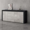 doporro Sideboard Kommode in Anthrazit matt und Beton 167x36 cm Aufbewahrungsschrank Holz Bodenstehend für Ihren Wohnbereich Viel Stauraum Schrank 03