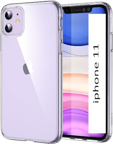 Mr. Gadget's Solutions Military Dimond - Funda transparente para teléfono 11, [nunca amarilla] [protección a prueba de golpes de grado militar] fundas protectoras de policarbonato duro para teléfono,