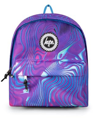hype Unisex Kinder Fliederfarbene Dampfwelle Rucksack, Multi Lilac Vapour Wave