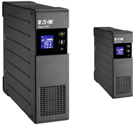 Eaton Onduleur Ellipse Pro 850 FR - Line Interactive UPS - ELP850FR - Puissance 850VA (4 Prises FR) & Onduleur Ellipse Pro 650 FR - Line Interactive UPS - ELP650FR - Puissance 650VA (4 Prises FR)