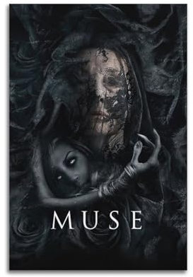 nzzmy Muse-Poster, Vintage-Kunst, Raumdekoration, ästhetische Schlafzimmerdekoration, Leinwandposter für Schlafzimmer, 20 x 30 cm, ungerahmter Stil