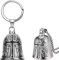 Funklu 2 PCS Portachiavi Guardian Bell, Campanello da Motociclista, Protezione Gremlin, Accessorio per Moto, Biciclette, Auto Elettriche（1 Portachiavi, 1 Collana）