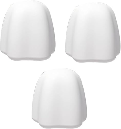 3 Pcs White Toothpaste Dispenser-Self Closing Silicone Toothpaste Cap for Bathroom Toothpaste Saver Home Cleaning Gadged Toothpaste Squeezer Squeeze Toothpaste Squeezer Holders and Dispensers