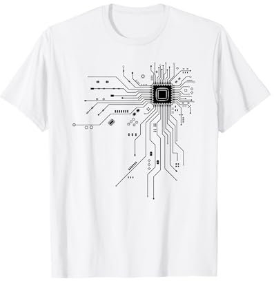 CPU Chip Circuit Pcb Design Tech Lovers Computer Science T-Shirt