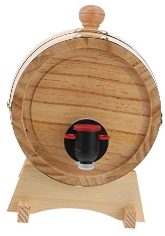 TOPBATHY 1 5 L Holzgetränk Grillbar Wein Für Exquisiten Vintage-Wasserhahn Zufällige Farbe