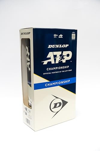 DUNLOP Tennis Ball ATP Championship - for sand, hard court and turf (2x4 balls)