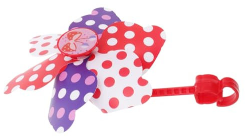 TOYANDONA Fahrradzubehör Mit Blumenwindrad Für Lenker Rotierendes Windrad-Ornament Als Dekoration Für Kinderfahrräder Und Roller Tragbares Fahrrad-windrad