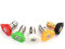 Tool Daily Pressure Washer Spray Nozzle Tips Multiple Degrees, 1/4 inch 5-Pack (2.5 GPM)