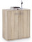 IDIMEX Buffet Salle à Manger FIRMIN L 60 cm Coloris chêne Sonoma avec 2 Portes bahut Bas Meuble de Rangement Style Moderne Commode vaisselier 60 x 70 x 30 cm