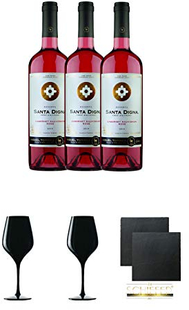 Torres SANTA DIGNA Rose Wein 3 x 0,75 Liter Geschenkset