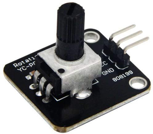 ExcLent Electronic Building Block Rotary Potentiometer Analog Knob Module-Black