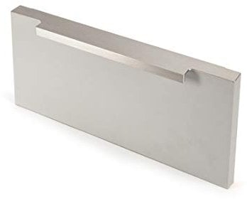 496mm Brushed Nickel Trim Profile Handle for Top of Kitchen Cabinet Door | Screw Fix | Various Lengths
