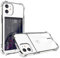 ANHONG Upgrade Clear Card Case Compatible with iPhone 12 Mini 5.4 inch, Slim Fit Thin Protective Soft TPU Shock-Absorbing Wallet Case with Card Holder