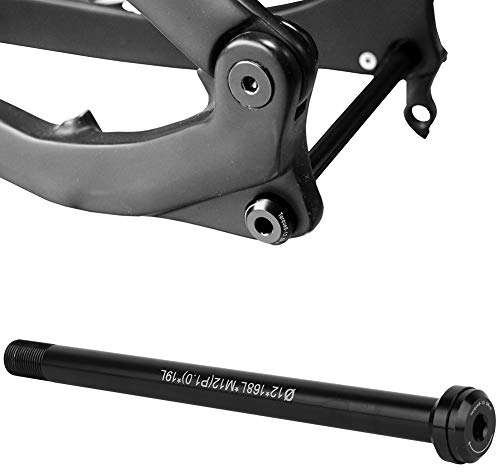 Hinterradnaben für Fahrräder Hinterachse, Hinterachse für Fahrräder für Bergrahmen und Gabeln, 168 mm Länge, MTB-Werkzeuge für den Umbau des Nabenwellenadapters M12x1,0