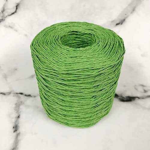 VIXDA 200 meters Raffia Straw Yarn Hand Knitting Yarn for Handmade Sunhat Handbag Diy Yarn