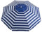 AREMAR Sombrilla de Playa Resistente al Viento Airvent, Protección UV, Varillas de Fibra de Vidrio e Incluye Funda para Transporte (200 cm. Azul Blanco Rayas)