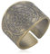 LIKGREAT Metatrons Würfel Ring Erzengel Metatron Talisman Amulett Ringe Heilige Geometrie Kupfer Offener Ring Glücksbringer Schutz Religiöse Schmuck Geschenke für Männer Frauen (Bronze)