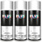 Pintura Spray 520cc para pintar todo tipo de super cies: madera, metal, cartón, tela, piedra, bra de vidrio, plásticos rígidos, etc para bricolaje y DIY.Barniz Brillo (Ral:B199)(Paquete de 3 )