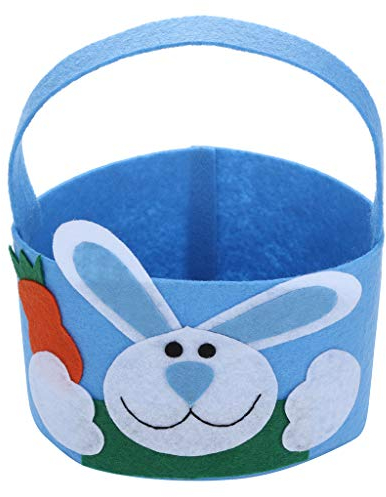 Ostertaschen Filz Osterkörbchen Filztasche Osterhase Osterkörbe mit Henkel, Osternest mit Hase Osterdeko Frühlingsdekoration, Osterhasen Korb Taschen Osterei Ostertasche Osterei Korb Taschen